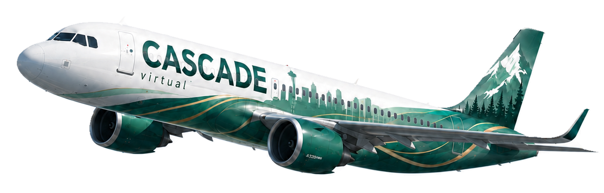 Cascade Emerald City green livery aircraft
